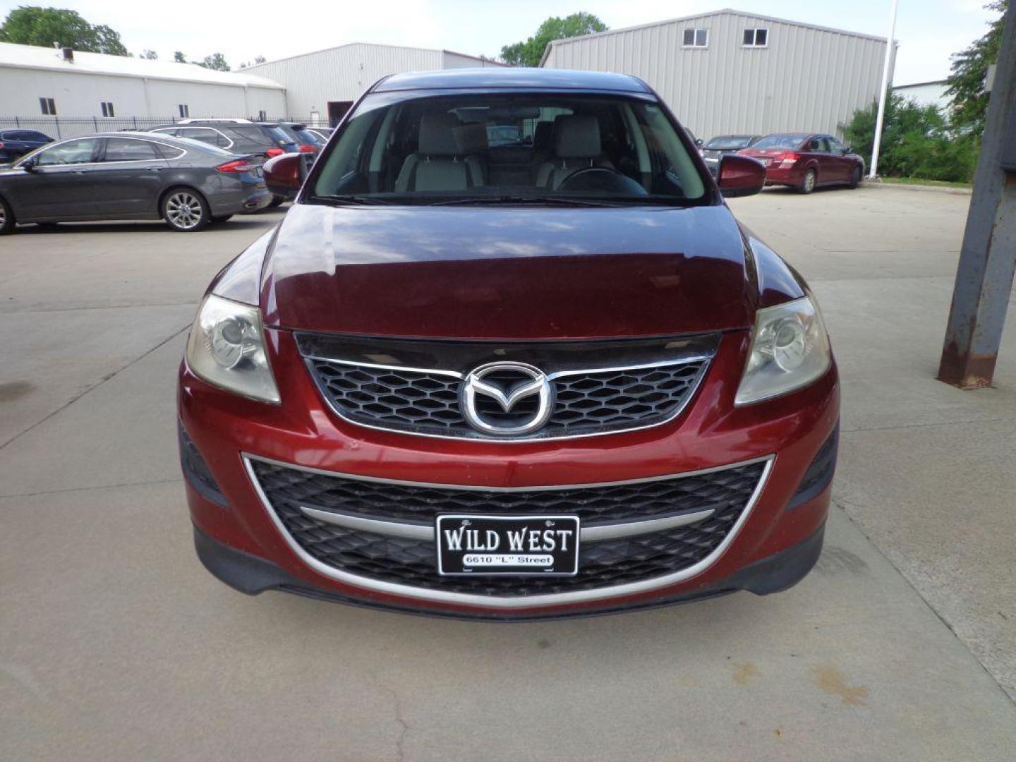 2012 MAROON MAZDA CX-9 (JM3TB3CA6C0) with an 3.7L engine, Automatic transmission, located at 6610 L St., Omaha, NE, 68117, (402) 731-7800, 41.212872, -96.014702 - Photo#1