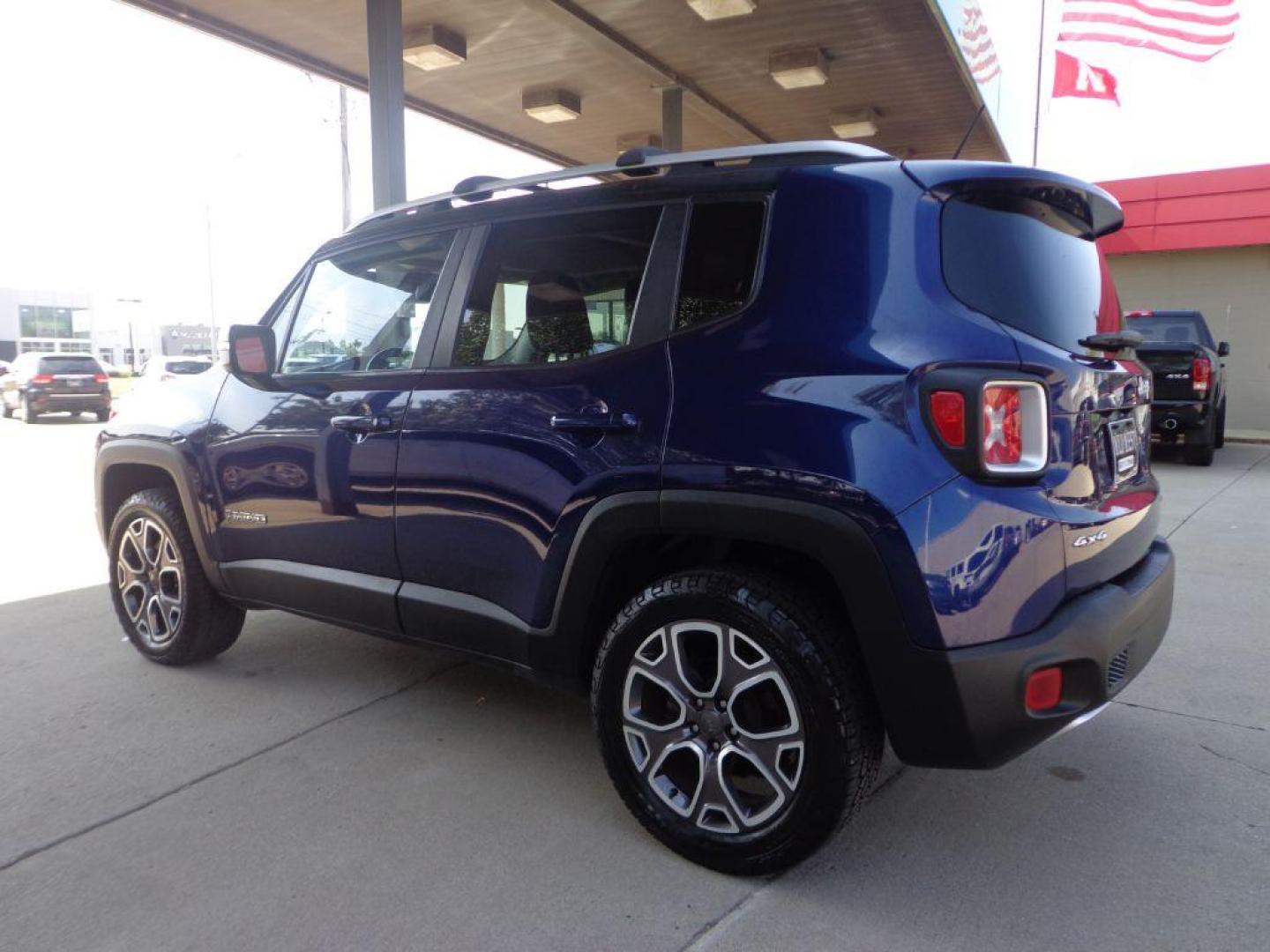 2016 BLUE JEEP RENEGADE LIMITED (ZACCJBDT0GP) with an 2.4L engine, Automatic transmission, located at 6610 L St., Omaha, NE, 68117, (402) 731-7800, 41.212872, -96.014702 - Photo#6