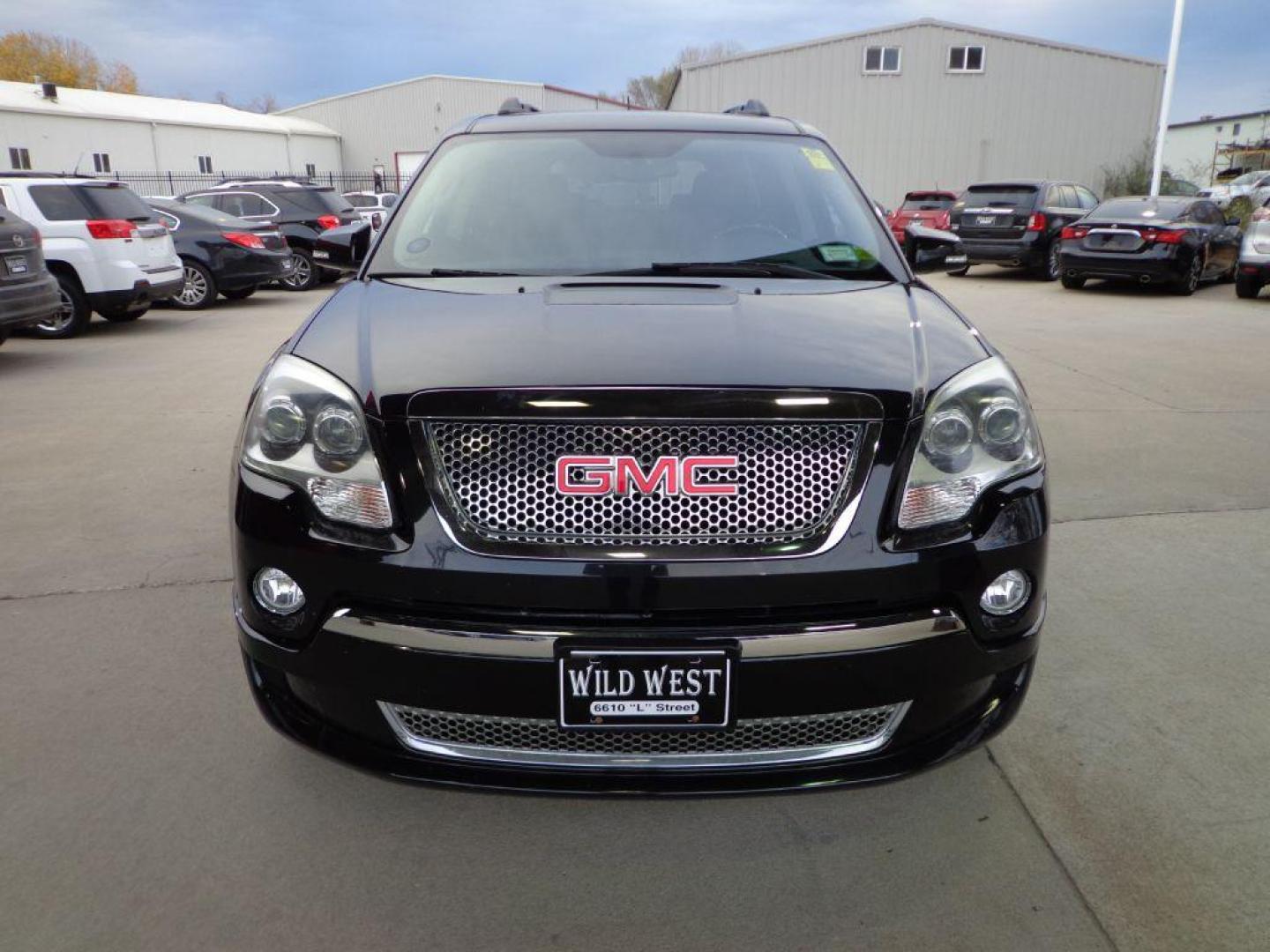 2012 BLACK GMC ACADIA DENALI (1GKKVTEDXCJ) with an 3.6L engine, Automatic transmission, located at 6610 L St., Omaha, NE, 68117, (402) 731-7800, 41.212872, -96.014702 - 1-OWNER CLEAN CARFAX LOW MILEAGE LOEADED WITH OPTIONS AND NEWER TIRES! *****We have found that most customers do the majority of their shopping online before visiting a dealership. For this reason we feel it necessary to have a competitive price on our used vehicles right up front. We spend t - Photo#1