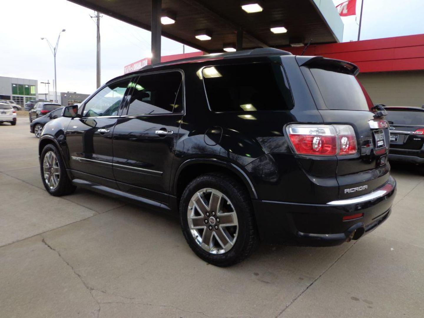 2012 BLACK GMC ACADIA DENALI (1GKKVTEDXCJ) with an 3.6L engine, Automatic transmission, located at 6610 L St., Omaha, NE, 68117, (402) 731-7800, 41.212872, -96.014702 - 1-OWNER CLEAN CARFAX LOW MILEAGE LOEADED WITH OPTIONS AND NEWER TIRES! *****We have found that most customers do the majority of their shopping online before visiting a dealership. For this reason we feel it necessary to have a competitive price on our used vehicles right up front. We spend t - Photo#5