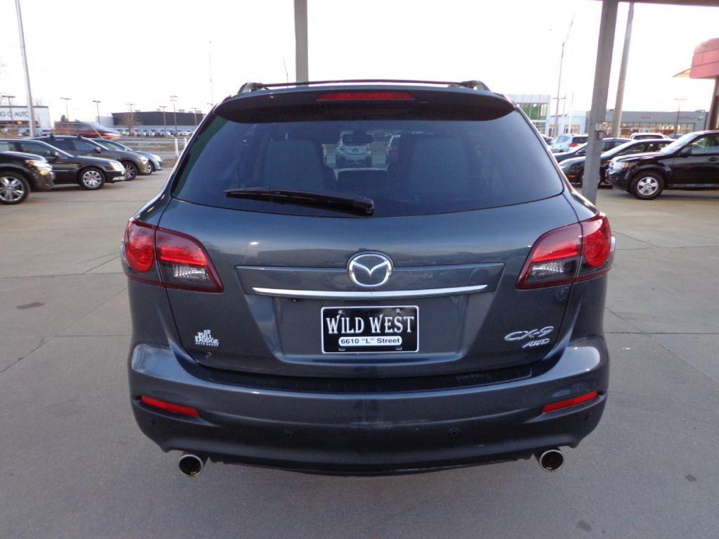 2014 GRAY MAZDA CX-9 GRAND TOURING (JM3TB3DV8E0) with an 3.7L engine, Automatic transmission, located at 6610 L St., Omaha, NE, 68117, (402) 731-7800, 41.212872, -96.014702 - 1-OWNER CLEAN CARFAX LOW MILEAGE LOADED WITH HEATED SEATS, 3RD ROW, SUNROOF, NAV, BACKUP CAM, BOSE AND MUCH MORE! *****We have found that most customers do the majority of their shopping online before visiting a dealership. For this reason we feel it necessary to have a competitive price on o - Photo#4