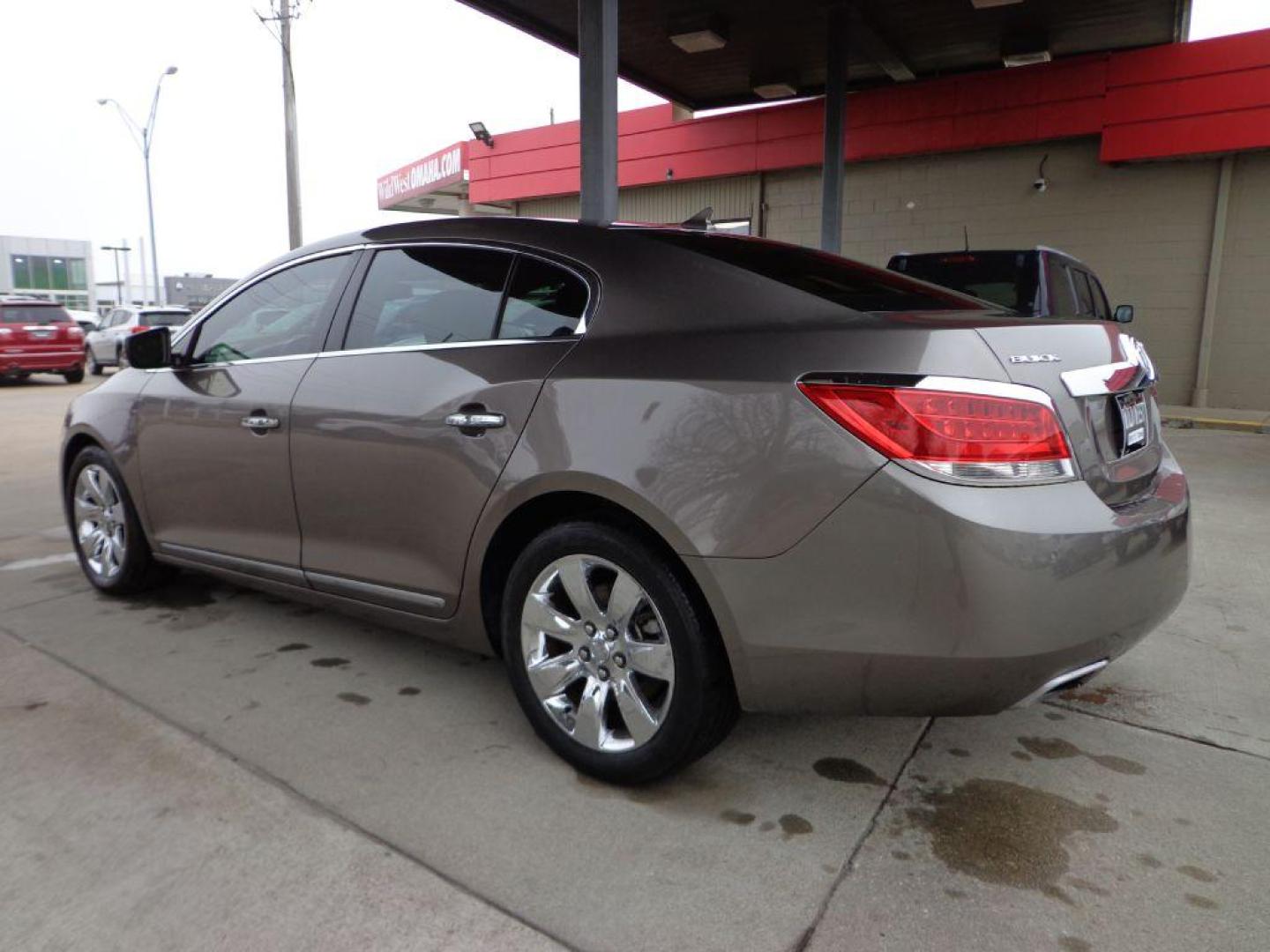 2012 TAN BUICK LACROSSE PREMIUM 111 (1G4GH5E38CF) with an 3.6L engine, Automatic transmission, located at 6610 L St., Omaha, NE, 68117, (402) 731-7800, 41.212872, -96.014702 - Photo#5