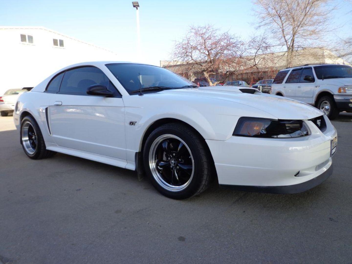 2003 WHITE FORD MUSTANG GT (1FAFP42X73F) with an 4.6L engine, Automatic transmission, located at 6610 L St., Omaha, NE, 68117, (402) 731-7800, 41.212872, -96.014702 - SHARP V8 WITH LOW MILEAGE! *****We have found that most customers do the majority of their shopping online before visiting a dealership. For this reason we feel it necessary to have a competitive price on our used vehicles right up front. We spend time researching the region to ensure our used - Photo#2