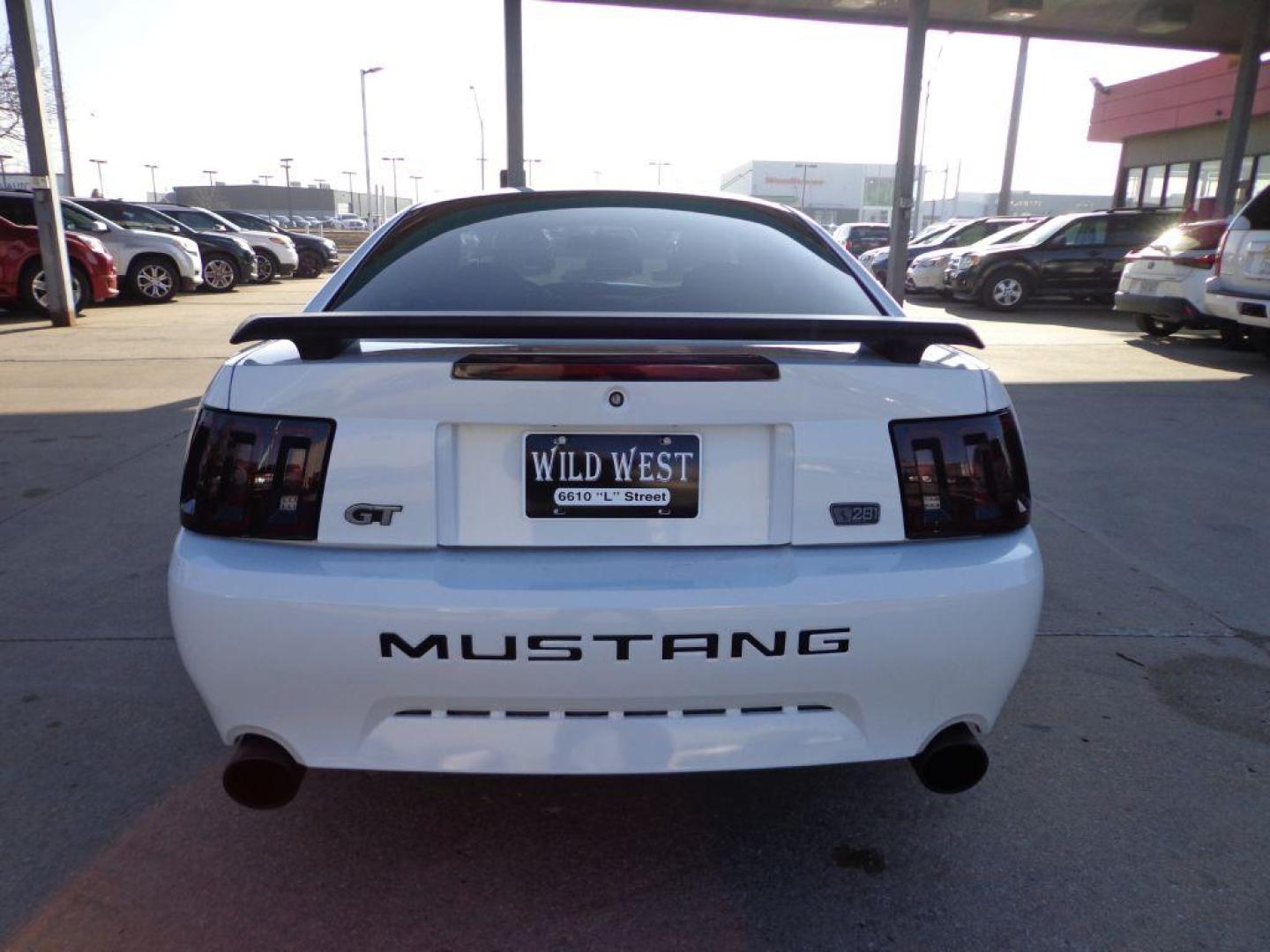 2003 WHITE FORD MUSTANG GT (1FAFP42X73F) with an 4.6L engine, Automatic transmission, located at 6610 L St., Omaha, NE, 68117, (402) 731-7800, 41.212872, -96.014702 - SHARP V8 WITH LOW MILEAGE! *****We have found that most customers do the majority of their shopping online before visiting a dealership. For this reason we feel it necessary to have a competitive price on our used vehicles right up front. We spend time researching the region to ensure our used - Photo#4