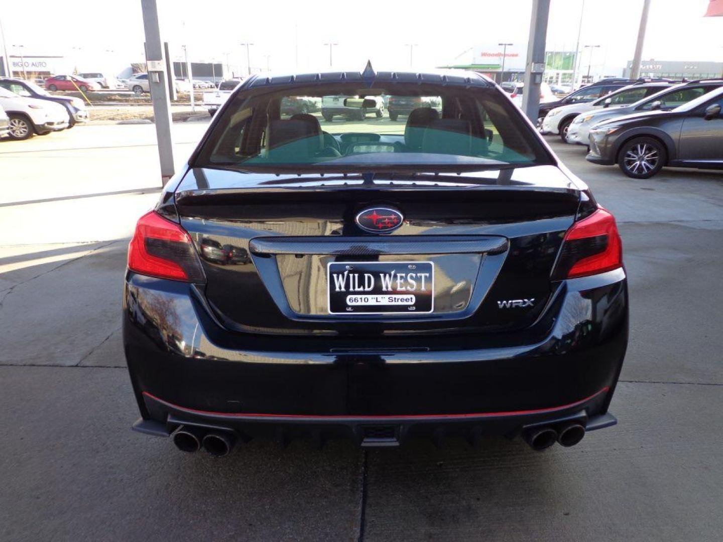 2015 BLACK SUBARU WRX LIMITED (JF1VA1G64F9) with an 2.0L engine, Manual transmission, located at 6610 L St., Omaha, NE, 68117, (402) 731-7800, 41.212872, -96.014702 - Photo#4