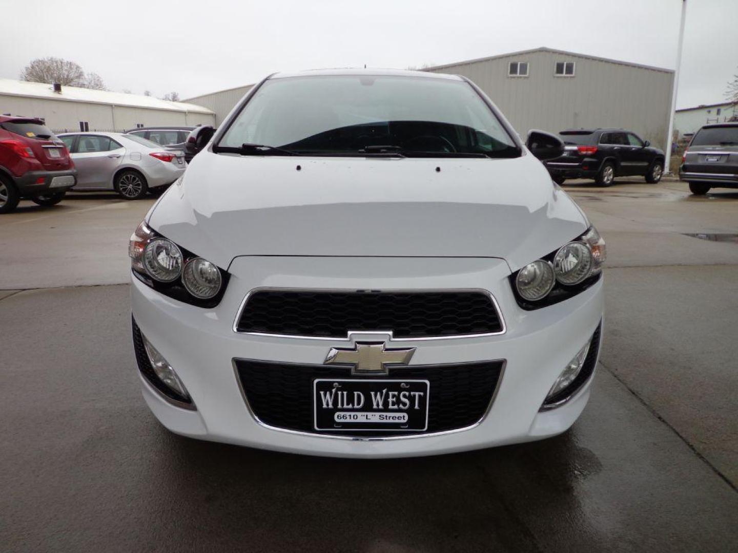 2015 WHITE CHEVROLET SONIC RS (1G1JG6SBXF4) with an 1.4L engine, Automatic transmission, located at 6610 L St., Omaha, NE, 68117, (402) 731-7800, 41.212872, -96.014702 - 1-OWNER CLEAN CARFAX LOW MILEAGE LOADED WITH A SUNROOF, BACKUP CAM AND NEWER TIRES! *****We have found that most customers do the majority of their shopping online before visiting a dealership. For this reason we feel it necessary to have a competitive price on our used vehicles right up front. - Photo#1