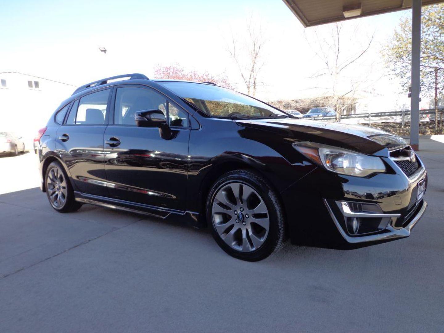 2015 BLACK SUBARU IMPREZA SPORT (JF1GPAT61FH) with an 2.0L engine, Continuously Variable transmission, located at 6610 L St., Omaha, NE, 68117, (402) 731-7800, 41.212872, -96.014702 - 1-OWNER CLEAN CARFAX LOW MILEAGE WITH HEATED SEATS, SUNROOF AND NEWER TIRES! *****We have found that most customers do the majority of their shopping online before visiting a dealership. For this reason we feel it necessary to have a competitive price on our used vehicles right up front. We spe - Photo#2