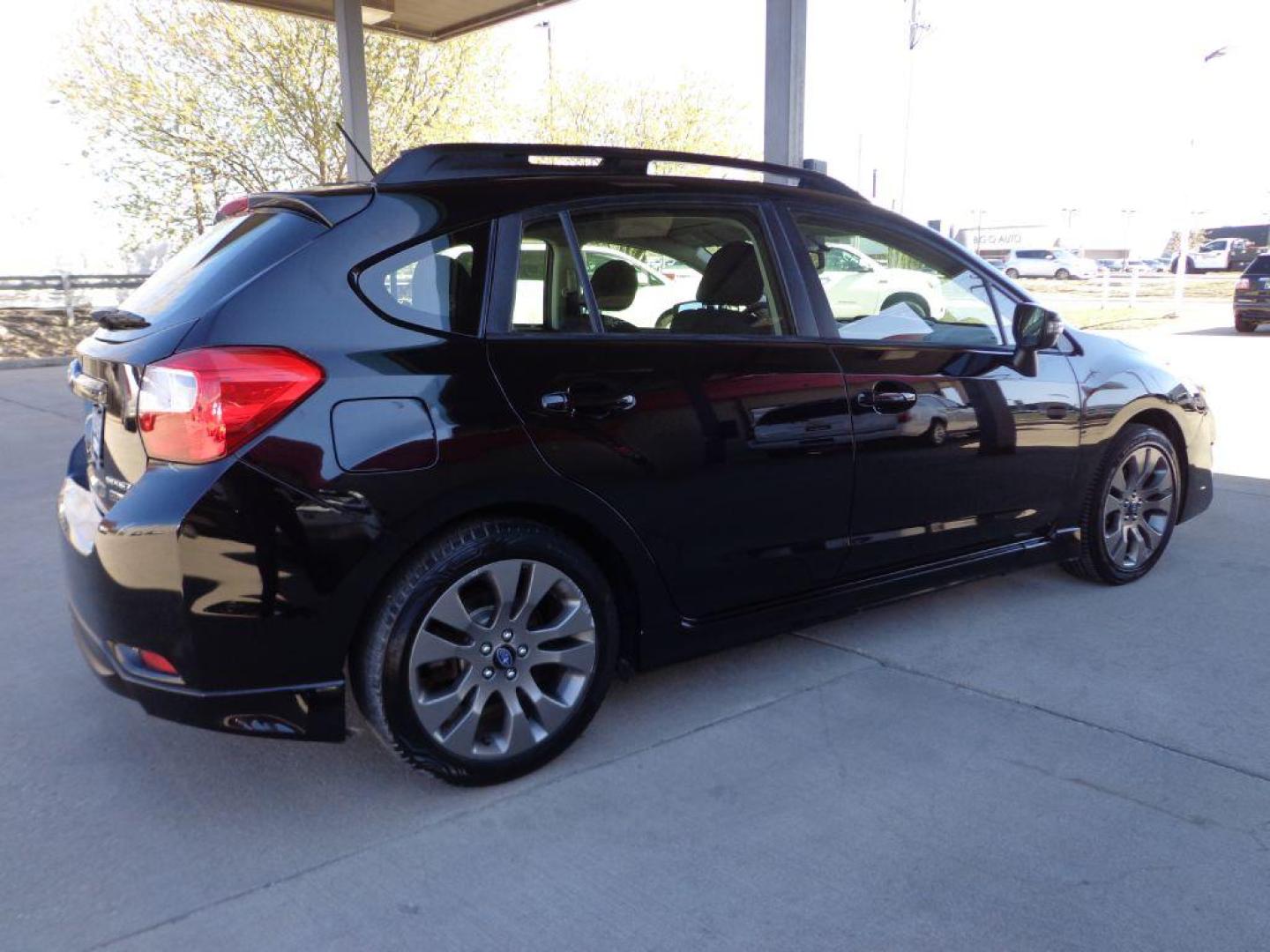 2015 BLACK SUBARU IMPREZA SPORT (JF1GPAT61FH) with an 2.0L engine, Continuously Variable transmission, located at 6610 L St., Omaha, NE, 68117, (402) 731-7800, 41.212872, -96.014702 - 1-OWNER CLEAN CARFAX LOW MILEAGE WITH HEATED SEATS, SUNROOF AND NEWER TIRES! *****We have found that most customers do the majority of their shopping online before visiting a dealership. For this reason we feel it necessary to have a competitive price on our used vehicles right up front. We spe - Photo#3