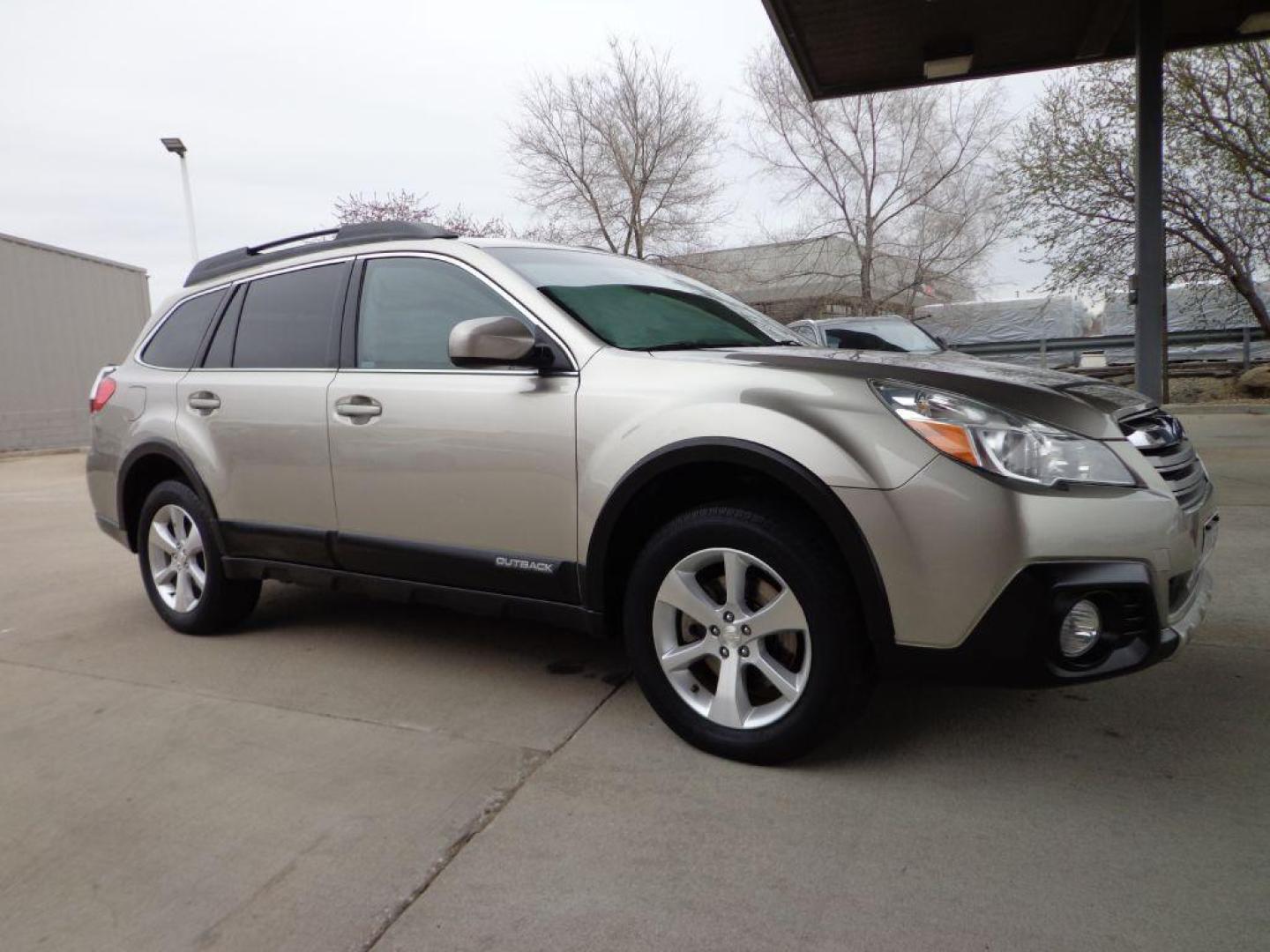 2014 TAN SUBARU OUTBACK 3.6R LIMITED (4S4BRDLC9E2) with an 3.6L engine, Continuously Variable transmission, located at 6610 L St., Omaha, NE, 68117, (402) 731-7800, 41.212872, -96.014702 - LIMITED MODEL WITH A V6, LOW MILEAGE AND A CLEAN CARFAX.. *****We have found that most customers do the majority of their shopping online before visiting a dealership. For this reason we feel it necessary to have a competitive price on our used vehicles right up front. We spend time researching - Photo#2