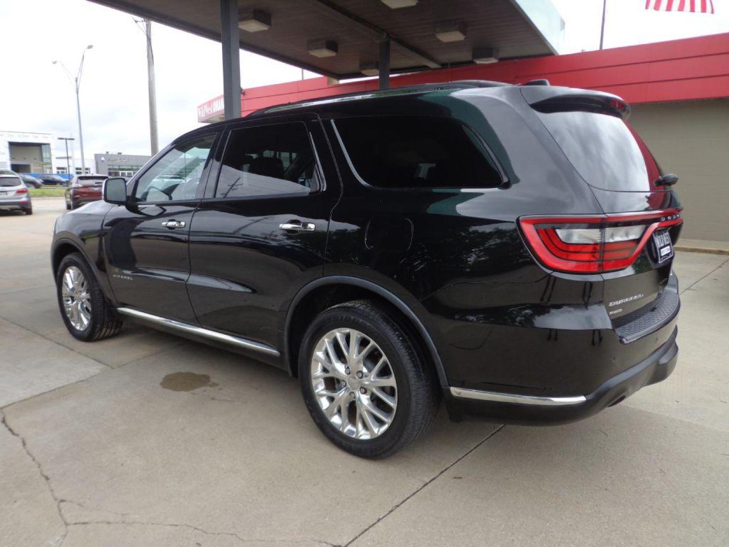 2015 BLACK DODGE DURANGO CITADEL (1C4SDJET7FC) with an 5.7L engine, Automatic transmission, located at 6610 L St., Omaha, NE, 68117, (402) 731-7800, 41.212872, -96.014702 - 1-OWNER CLEAN CARFAX LOW MILEAGE LOADED WITH HEATED/COOLED FROMT SEATS, HEATED REAR SEATS, THIRD ROW SEAT, REAR ENTERTAINMENT, SUNROOF, NAV, BACKUP CAM, ADAPTIVE CRUISE, BLIND SPOT/CROSS PATH DETECTION, FRONT COLLISION WARNING AND NEWER TIRES! *****We have found that most customers do the maj - Photo#5