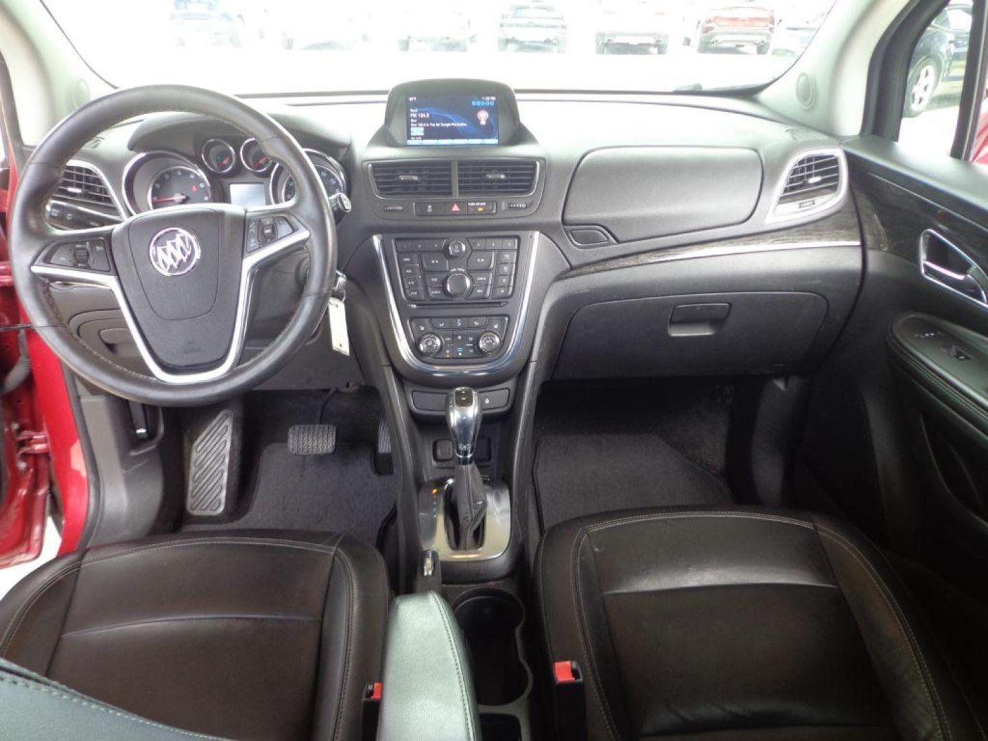 2013 MAROON BUICK ENCORE LEATHER (KL4CJGSBXDB) with an 1.4L engine, Automatic transmission, located at 6610 L St., Omaha, NE, 68117, (402) 731-7800, 41.212872, -96.014702 - Photo#20