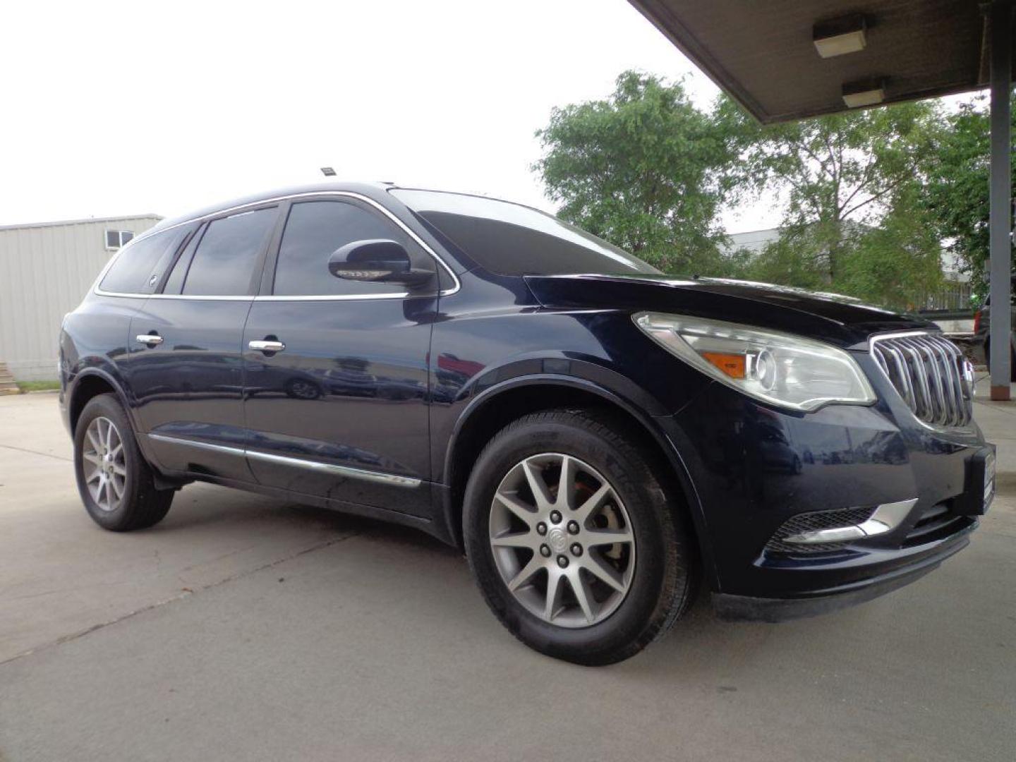 2016 BLUE BUICK ENCLAVE LEATHER (5GAKVBKD8GJ) with an 3.6L engine, Automatic transmission, located at 6610 L St., Omaha, NE, 68117, (402) 731-7800, 41.212872, -96.014702 - Photo#2