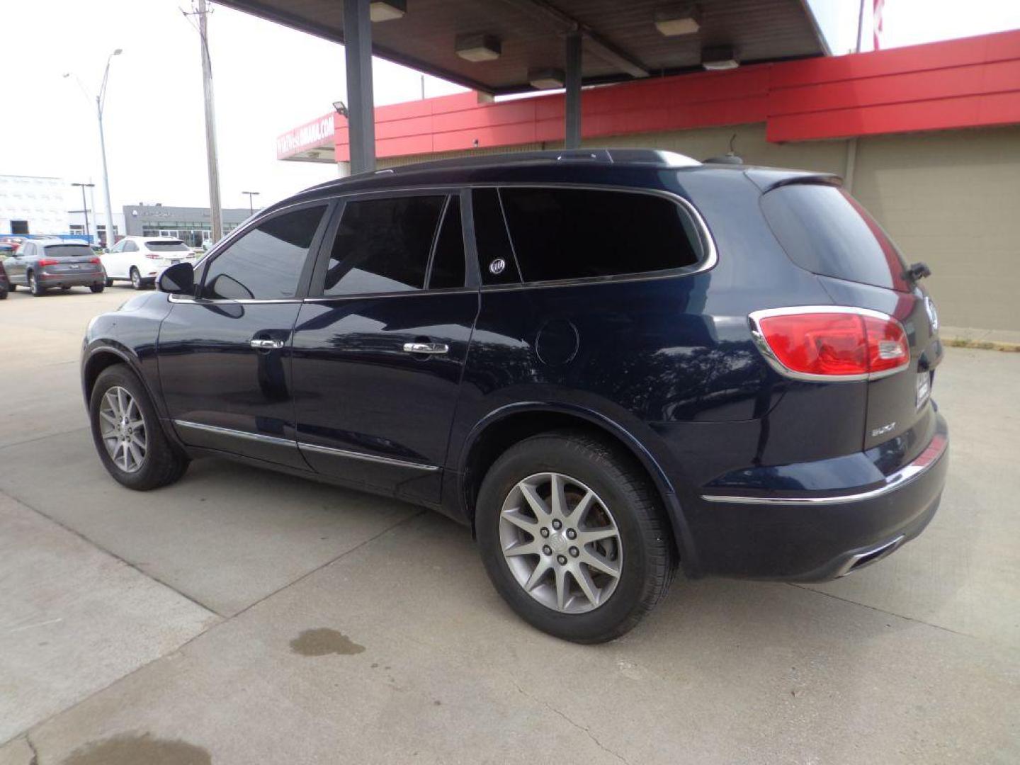 2016 BLUE BUICK ENCLAVE LEATHER (5GAKVBKD8GJ) with an 3.6L engine, Automatic transmission, located at 6610 L St., Omaha, NE, 68117, (402) 731-7800, 41.212872, -96.014702 - Photo#5