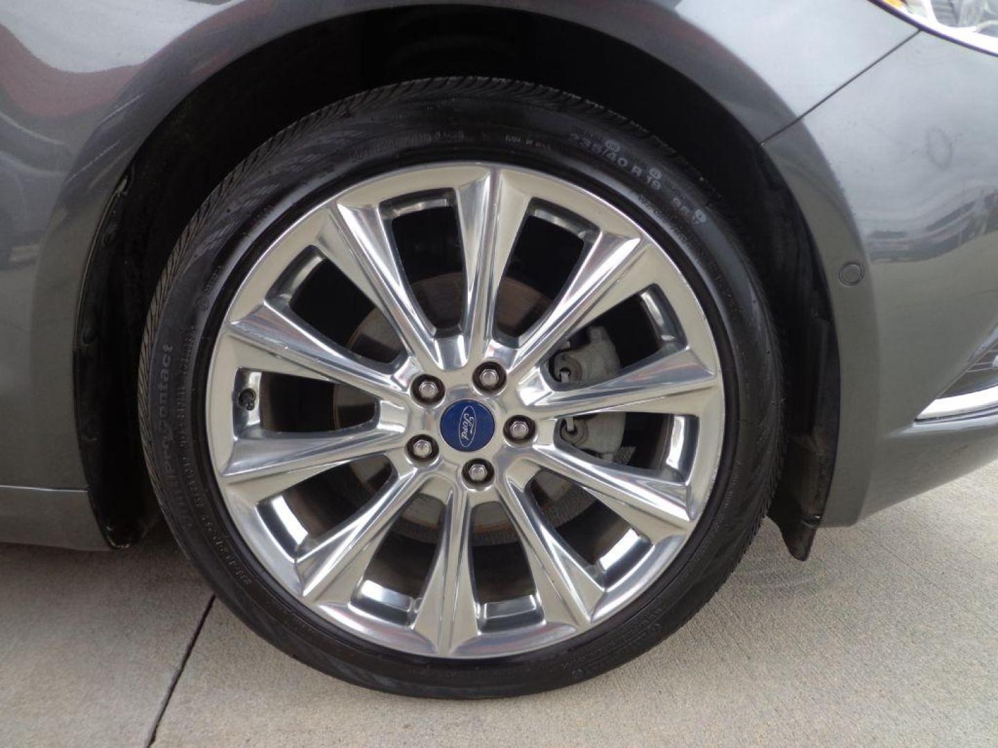 2017 GRAY FORD FUSION TITANIUM (3FA6P0K95HR) with an 2.0L engine, Automatic transmission, located at 6610 L St., Omaha, NE, 68117, (402) 731-7800, 41.212872, -96.014702 - Photo#8