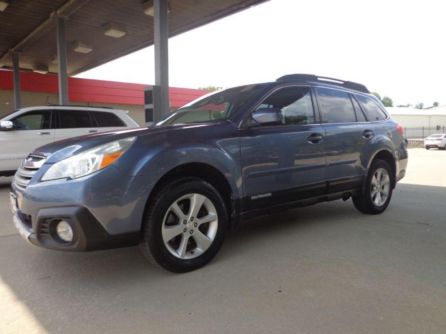 2013 BLUE SUBARU OUTBACK 3.6R LIMITED (4S4BRDKC2D2) with an 3.6L engine, Continuously Variable transmission, located at 6610 L St., Omaha, NE, 68117, (402) 731-7800, 41.212872, -96.014702 - 2-OWNER CLEAN CARFAX, LOW MILES WITH HEATED LEATHER, SUNROOF, BACKUP CAM, REMOTE START AND NEWER TIRES! *****We have found that most customers do the majority of their shopping online before visiting a dealership. For this reason we feel it necessary to have a competitive price on our used veh - Photo#0