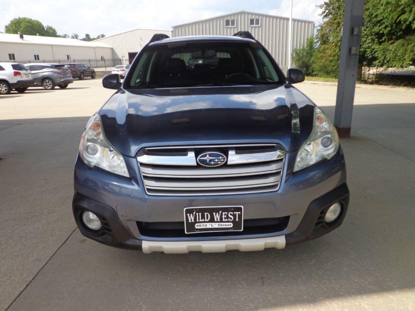 2013 BLUE SUBARU OUTBACK 3.6R LIMITED (4S4BRDKC2D2) with an 3.6L engine, Continuously Variable transmission, located at 6610 L St., Omaha, NE, 68117, (402) 731-7800, 41.212872, -96.014702 - 2-OWNER CLEAN CARFAX, LOW MILES WITH HEATED LEATHER, SUNROOF, BACKUP CAM, REMOTE START AND NEWER TIRES! *****We have found that most customers do the majority of their shopping online before visiting a dealership. For this reason we feel it necessary to have a competitive price on our used veh - Photo#1