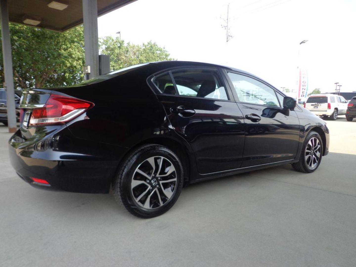 2014 BLACK HONDA CIVIC EX (2HGFB2F86EH) with an 1.8L engine, Continuously Variable transmission, located at 6610 L St., Omaha, NE, 68117, (402) 731-7800, 41.212872, -96.014702 - Photo#3