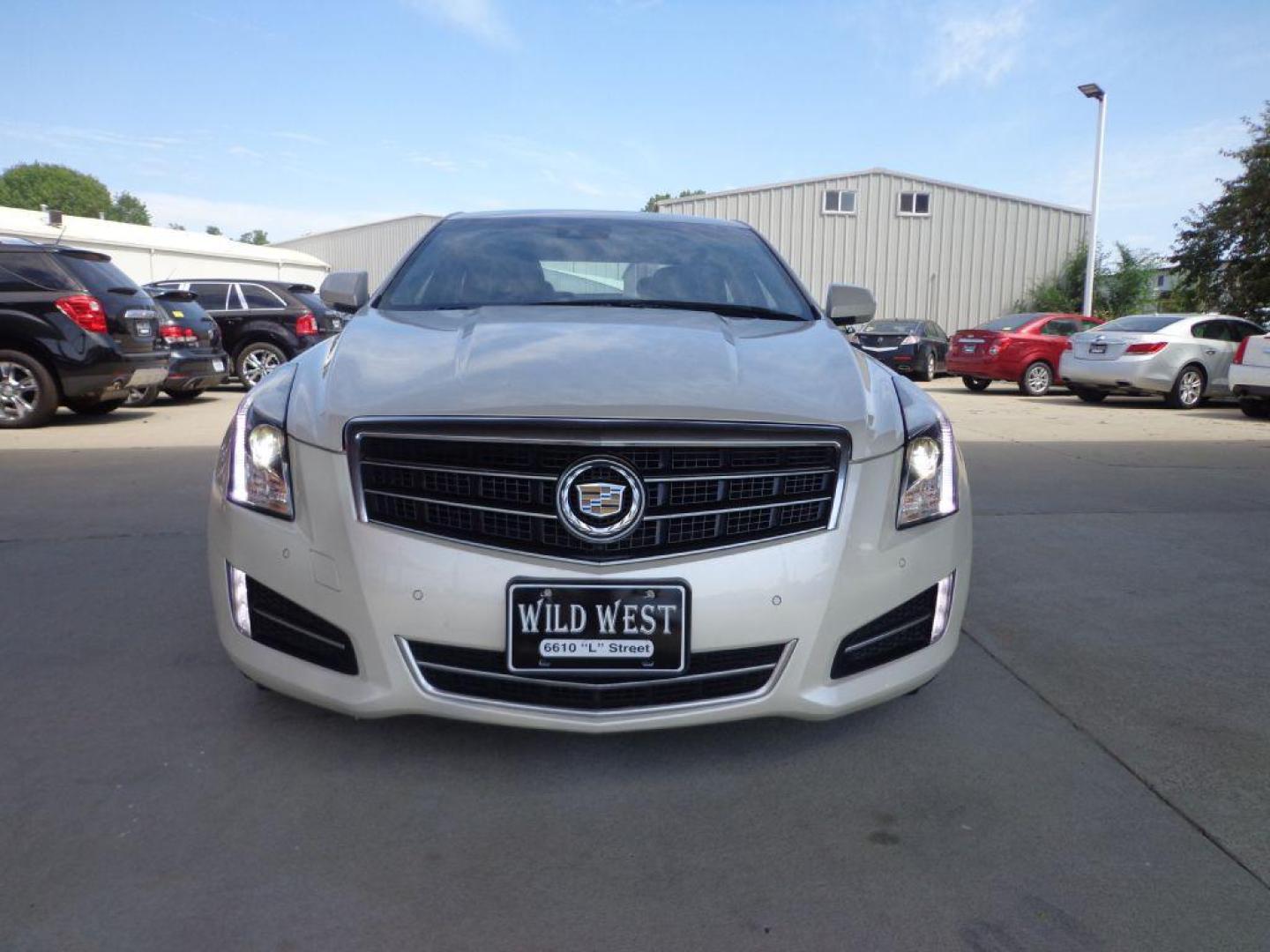 2013 WHITE CADILLAC ATS PREMIUM (1G6AL5SX3D0) with an 2.0L engine, Automatic transmission, located at 6610 L St., Omaha, NE, 68117, (402) 731-7800, 41.212872, -96.014702 - SHARP 2-OWNER CLEAN CARFAX LOW MILEAGE PREMIUM PACKAGE LOADED WITH OPTIONS AND NEWER TIRES! *****We have found that most customers do the majority of their shopping online before visiting a dealership. For this reason we feel it necessary to have a competitive price on our used vehicles righ - Photo#1