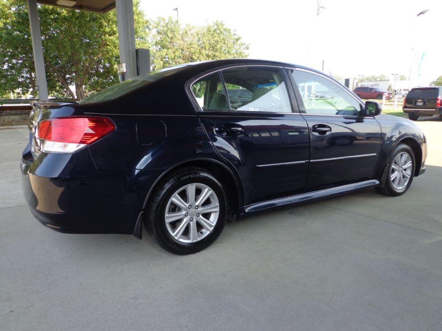 2012 BLUE SUBARU LEGACY 2.5I PREMIUM (4S3BMBC69C3) with an 2.5L engine, Automatic transmission, located at 6610 L St., Omaha, NE, 68117, (402) 731-7800, 41.212872, -96.014702 - Photo#3