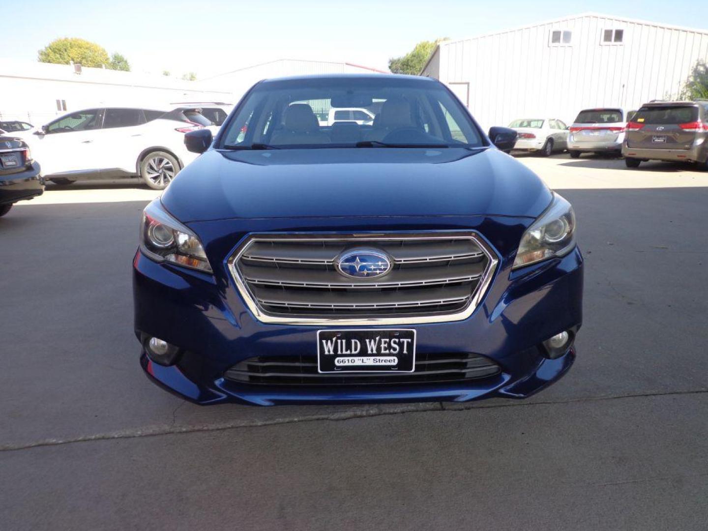 2015 BLUE SUBARU LEGACY 2.5I LIMITED (4S3BNAJ67F3) with an 2.5L engine, Continuously Variable transmission, located at 6610 L St., Omaha, NE, 68117, (402) 731-7800, 41.212872, -96.014702 - 1-OWNER, CLEAN CARFAX, LOW MILEAGE, PREMIUM AUDIO, BLIND SPOT ASSIST AND NEWER TIRES! *****We have found that most customers do the majority of their shopping online before visiting a dealership. For this reason we feel it necessary to have a competitive price on our used vehicles right up fro - Photo#1