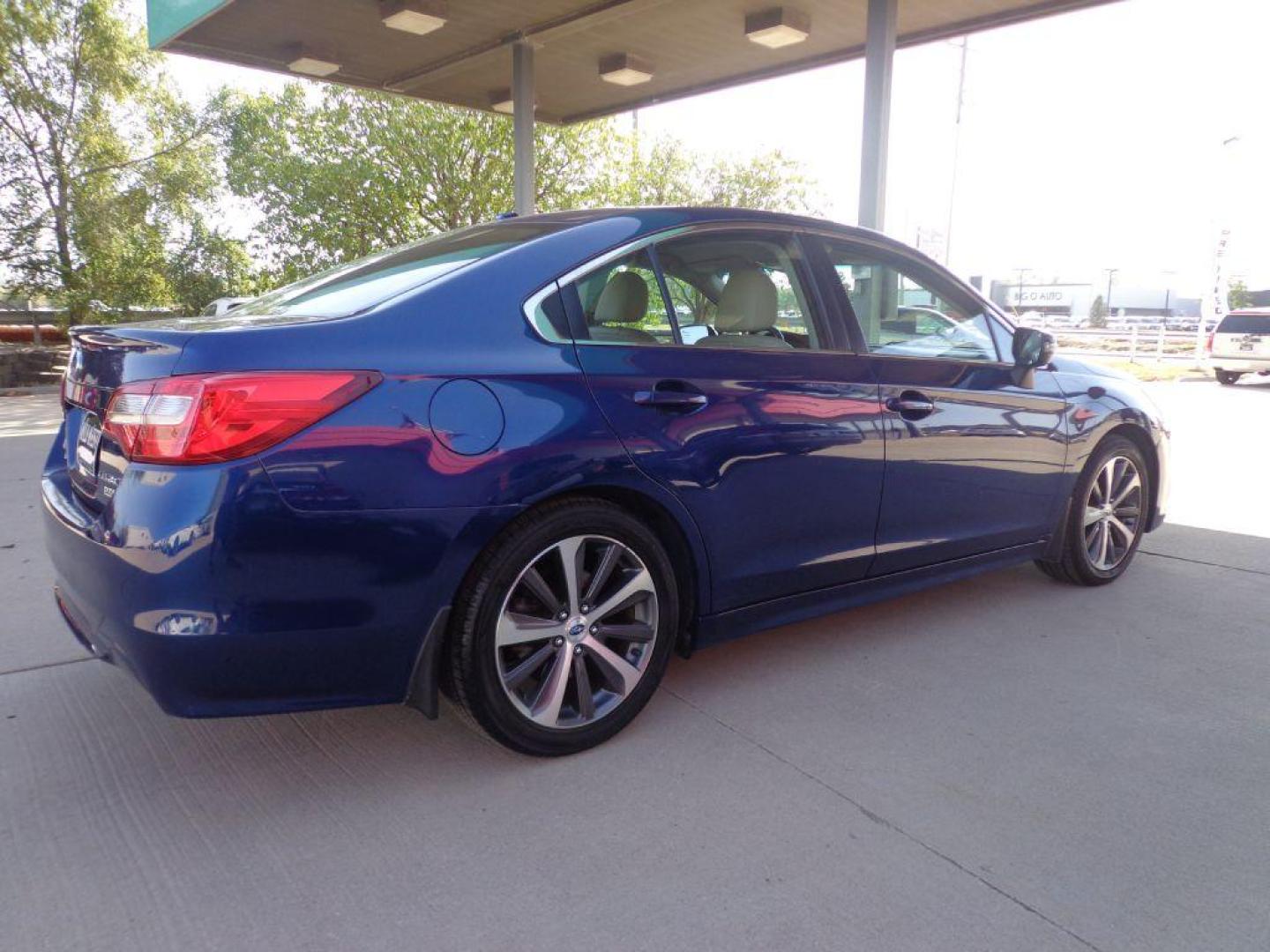 2015 BLUE SUBARU LEGACY 2.5I LIMITED (4S3BNAJ67F3) with an 2.5L engine, Continuously Variable transmission, located at 6610 L St., Omaha, NE, 68117, (402) 731-7800, 41.212872, -96.014702 - 1-OWNER, CLEAN CARFAX, LOW MILEAGE, PREMIUM AUDIO, BLIND SPOT ASSIST AND NEWER TIRES! *****We have found that most customers do the majority of their shopping online before visiting a dealership. For this reason we feel it necessary to have a competitive price on our used vehicles right up fro - Photo#3