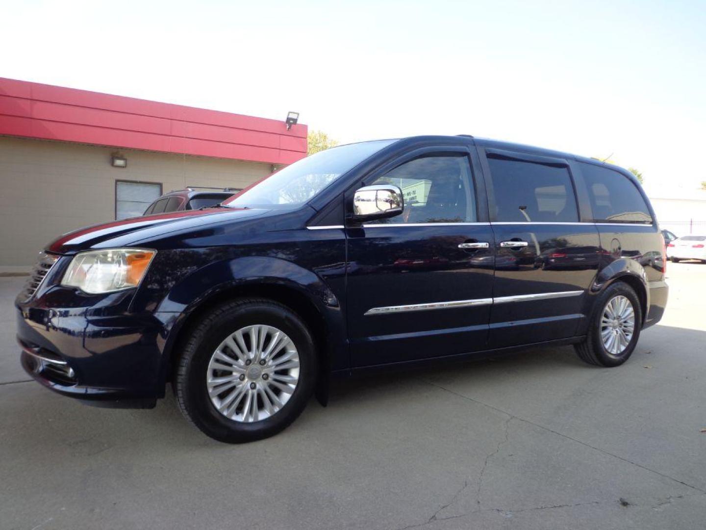 2012 BLUE CHRYSLER TOWN and COUNTRY LIMITED (2C4RC1GG2CR) with an 3.6L engine, Automatic transmission, located at 6610 L St., Omaha, NE, 68117, (402) 731-7800, 41.212872, -96.014702 - 2-OWNER, CLEAN CARFAX, LOW MILEAGE, LOADED WITH REAR ENTERTAINMENT, NAV, BACKUP CAM AND NEWER TIRES! *****We have found that most customers do the majority of their shopping online before visiting a dealership. For this reason we feel it necessary to have a competitive price on our used vehic - Photo#0