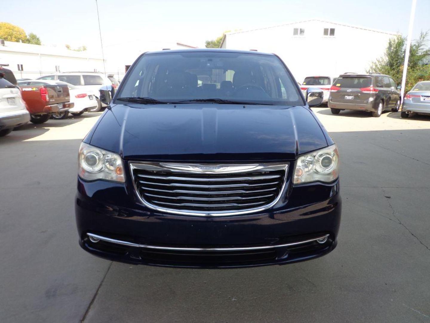 2012 BLUE CHRYSLER TOWN and COUNTRY LIMITED (2C4RC1GG2CR) with an 3.6L engine, Automatic transmission, located at 6610 L St., Omaha, NE, 68117, (402) 731-7800, 41.212872, -96.014702 - 2-OWNER, CLEAN CARFAX, LOW MILEAGE, LOADED WITH REAR ENTERTAINMENT, NAV, BACKUP CAM AND NEWER TIRES! *****We have found that most customers do the majority of their shopping online before visiting a dealership. For this reason we feel it necessary to have a competitive price on our used vehic - Photo#1