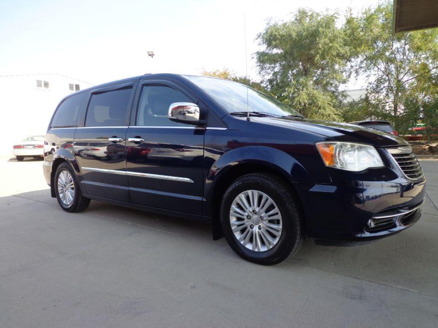 2012 BLUE CHRYSLER TOWN and COUNTRY LIMITED (2C4RC1GG2CR) with an 3.6L engine, Automatic transmission, located at 6610 L St., Omaha, NE, 68117, (402) 731-7800, 41.212872, -96.014702 - 2-OWNER, CLEAN CARFAX, LOW MILEAGE, LOADED WITH REAR ENTERTAINMENT, NAV, BACKUP CAM AND NEWER TIRES! *****We have found that most customers do the majority of their shopping online before visiting a dealership. For this reason we feel it necessary to have a competitive price on our used vehic - Photo#2