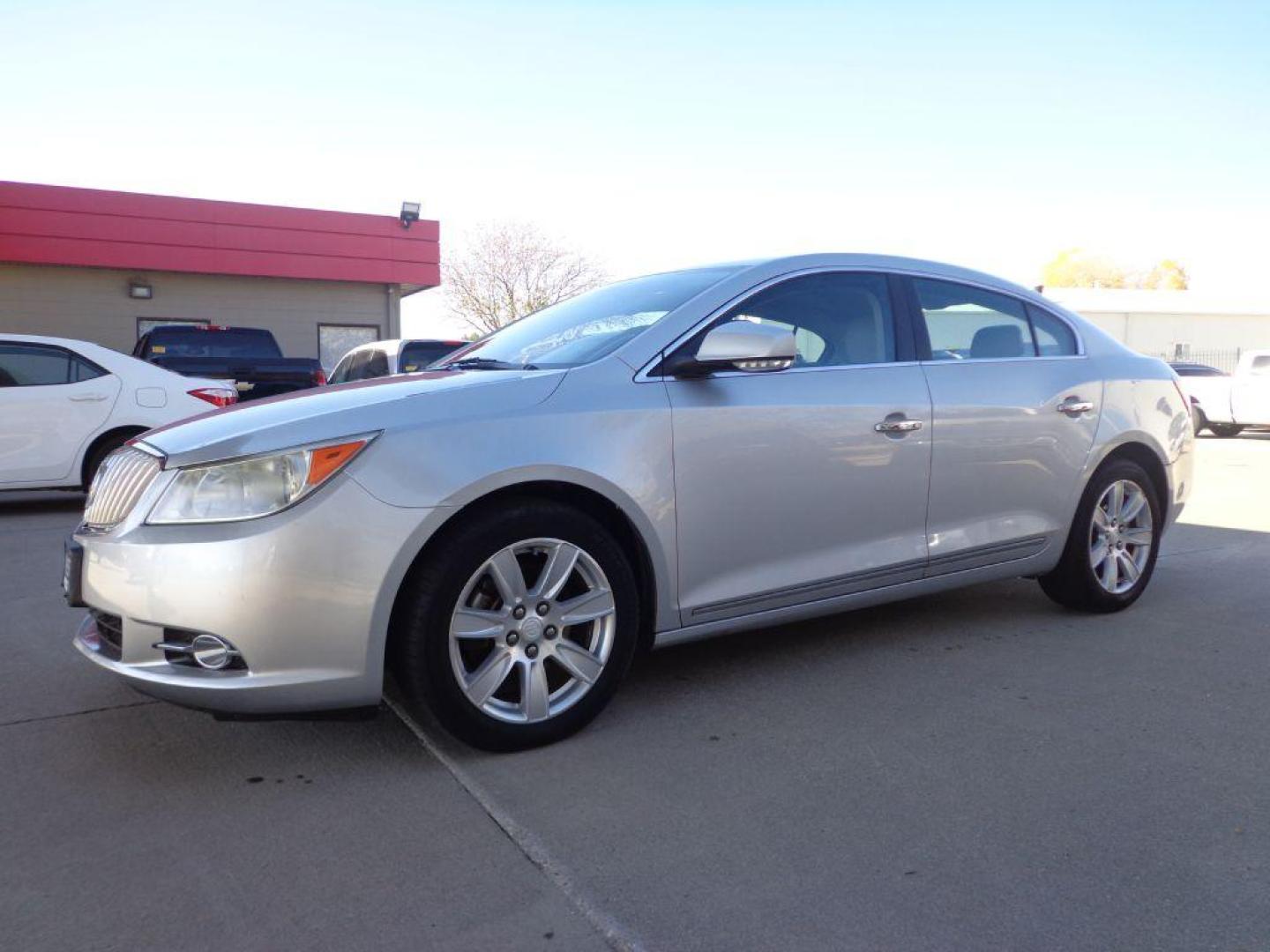 2012 SILVER BUICK LACROSSE PREMIUM (1G4GD5E30CF) with an 3.6L engine, Automatic transmission, located at 6610 L St., Omaha, NE, 68117, (402) 731-7800, 41.212872, -96.014702 - 1-OWNER, CLEAN CARFAX, LOW MILEAGE WITH HEATED LEATHER AND A BACKUP CAM! *****We have found that most customers do the majority of their shopping online before visiting a dealership. For this reason we feel it necessary to have a competitive price on our used vehicles right up front. We spend - Photo#0