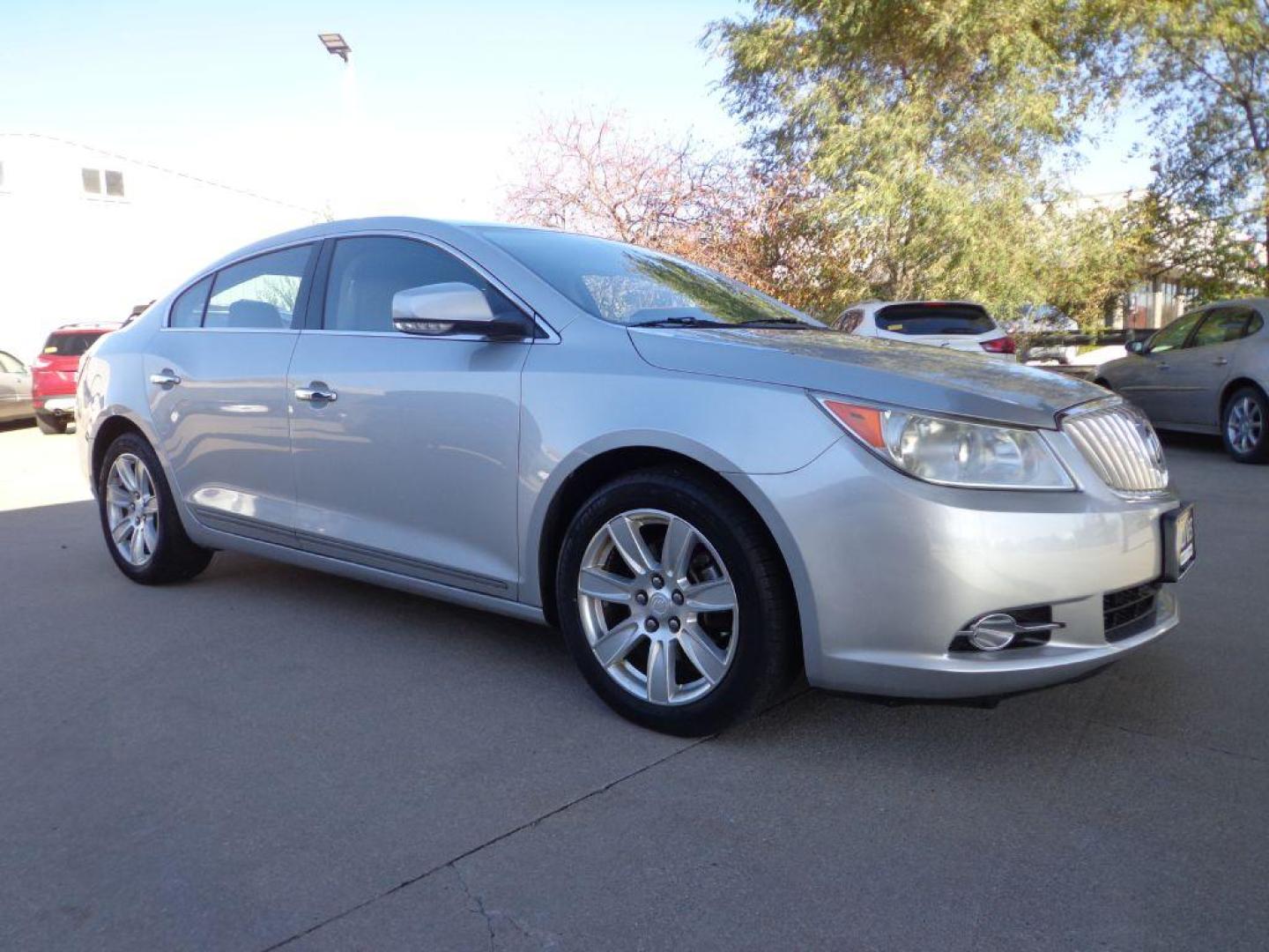 2012 SILVER BUICK LACROSSE PREMIUM (1G4GD5E30CF) with an 3.6L engine, Automatic transmission, located at 6610 L St., Omaha, NE, 68117, (402) 731-7800, 41.212872, -96.014702 - 1-OWNER, CLEAN CARFAX, LOW MILEAGE WITH HEATED LEATHER AND A BACKUP CAM! *****We have found that most customers do the majority of their shopping online before visiting a dealership. For this reason we feel it necessary to have a competitive price on our used vehicles right up front. We spend - Photo#2