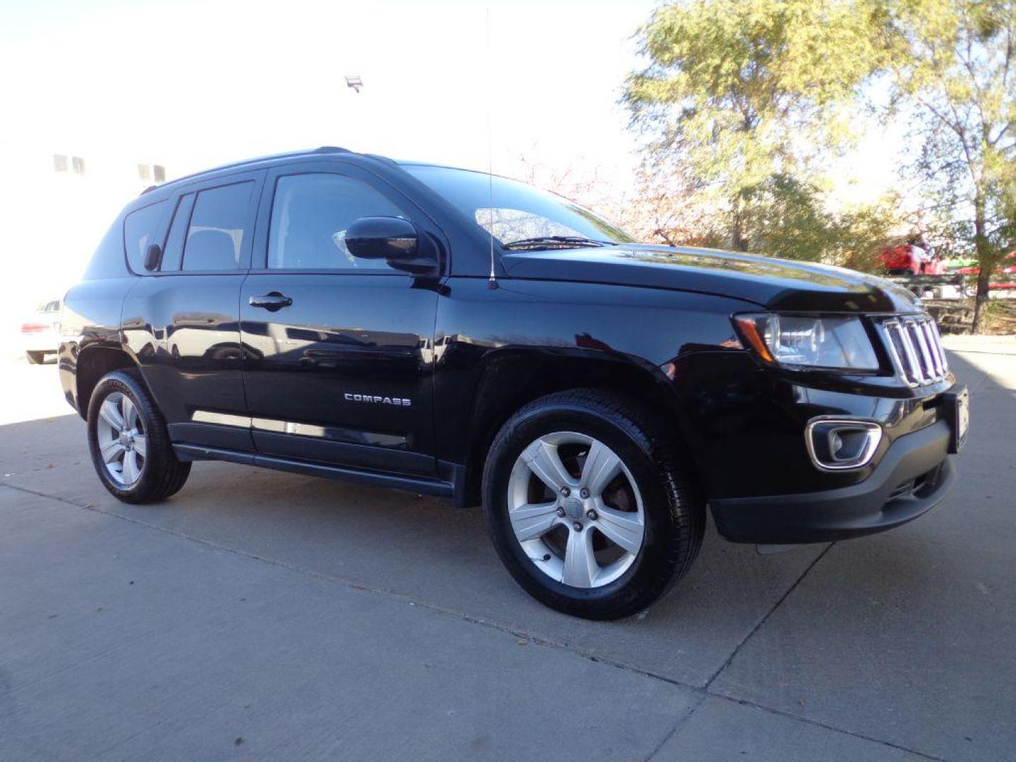 2016 BLACK JEEP COMPASS HIGH ALTITUDE (1C4NJDEB6GD) with an 2.4L engine, Automatic transmission, located at 6610 L St., Omaha, NE, 68117, (402) 731-7800, 41.212872, -96.014702 - Photo#2