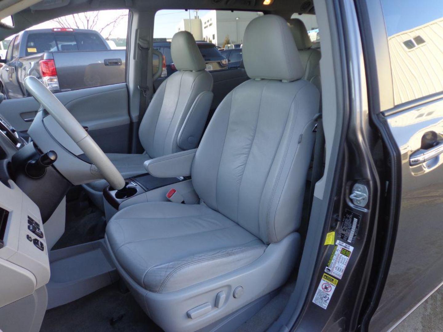 2012 GRAY TOYOTA SIENNA XLE (5TDYK3DC9CS) with an 3.5L engine, Automatic transmission, located at 6610 L St., Omaha, NE, 68117, (402) 731-7800, 41.212872, -96.014702 - 2-OWNER, CLEAN CARFAX, LOW MILEAGE, HEATED LEATHER, SUNROOF, NAV, BACKUP CAM AND NEWER TIRES! *****We have found that most customers do the majority of their shopping online before visiting a dealership. For this reason we feel it necessary to have a competitive price on our used vehicles rig - Photo#9