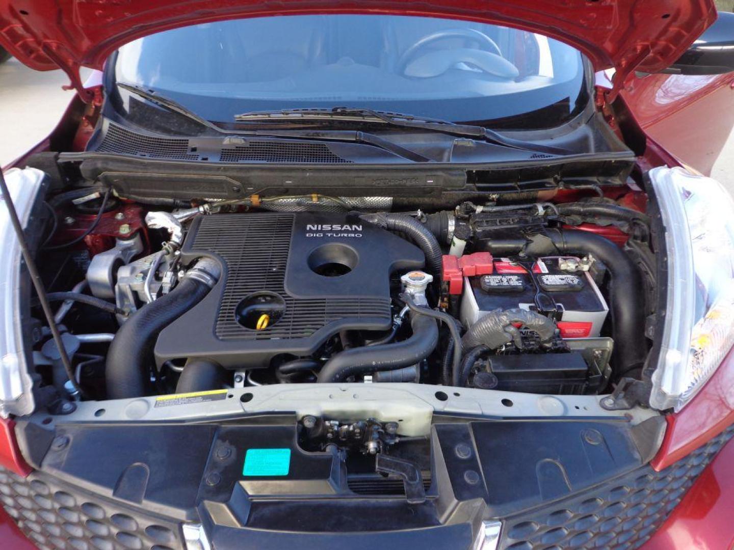 2013 RED NISSAN JUKE SL (JN8AF5MV4DT) with an 1.6L engine, Continuously Variable transmission, located at 6610 L St., Omaha, NE, 68117, (402) 731-7800, 41.212872, -96.014702 - 2-OWNER, CLEAN CARFAX, LOW MILEAGE LOADED WITH HEATED LEATHER, SUNROOF, NAV, BACKUP CAM AND NEWER TIRES! *****We have found that most customers do the majority of their shopping online before visiting a dealership. For this reason we feel it necessary to have a competitive price on our used v - Photo#11