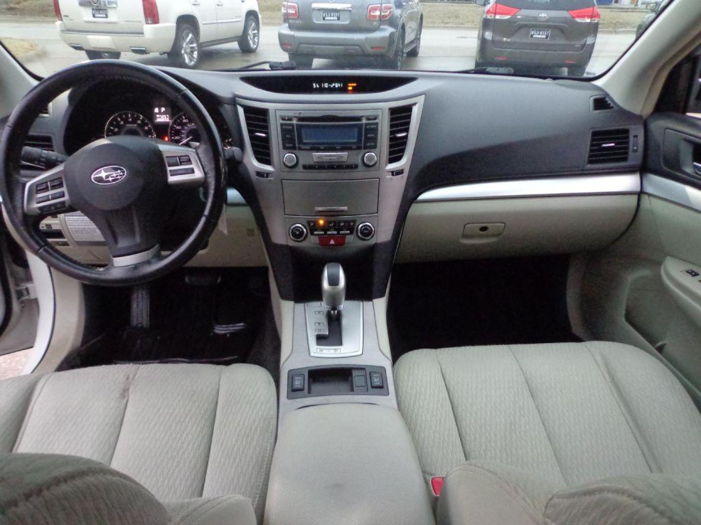 2012 WHITE SUBARU OUTBACK 2.5I PREMIUM (4S4BRBCC6C3) with an 2.5L engine, Continuously Variable transmission, located at 6610 L St., Omaha, NE, 68117, (402) 731-7800, 41.212872, -96.014702 - 1-OWNER, CLEAN CARFAX, LOW MILEAGE WITH HEATED SEATS! *****We have found that most customers do the majority of their shopping online before visiting a dealership. For this reason we feel it necessary to have a competitive price on our used vehicles right up front. We spend time researching t - Photo#19