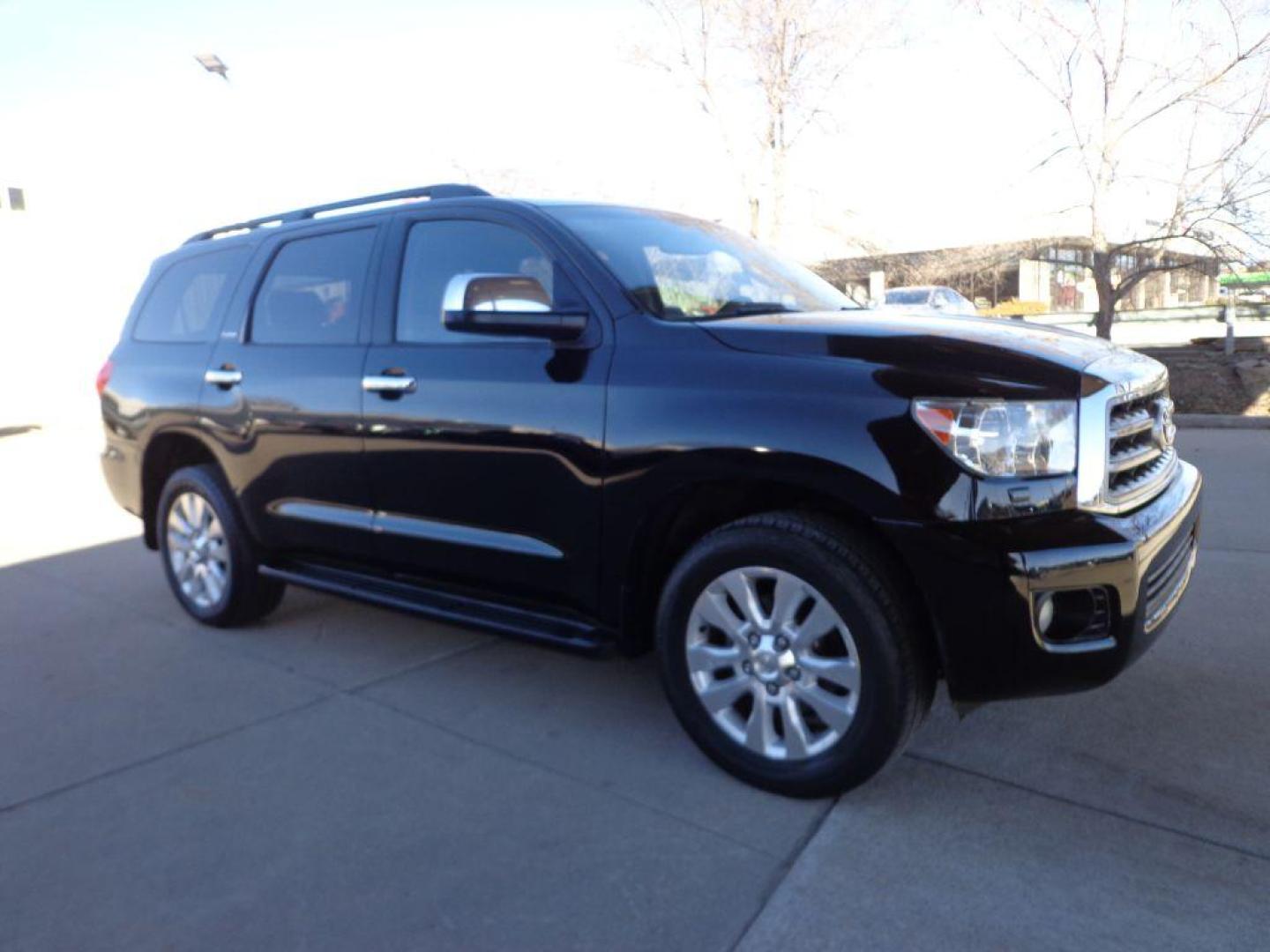 2008 BLACK TOYOTA SEQUOIA PLATINUM (5TDBY67A68S) with an 5.7L engine, Automatic transmission, located at 6610 L St., Omaha, NE, 68117, (402) 731-7800, 41.212872, -96.014702 - 2-OWNER, CLEAN CARFAX, LOADED WITH OPTIONS AND NEWER TIRES! *****We have found that most customers do the majority of their shopping online before visiting a dealership. For this reason we feel it necessary to have a competitive price on our used vehicles right up front. We spend time researc - Photo#2